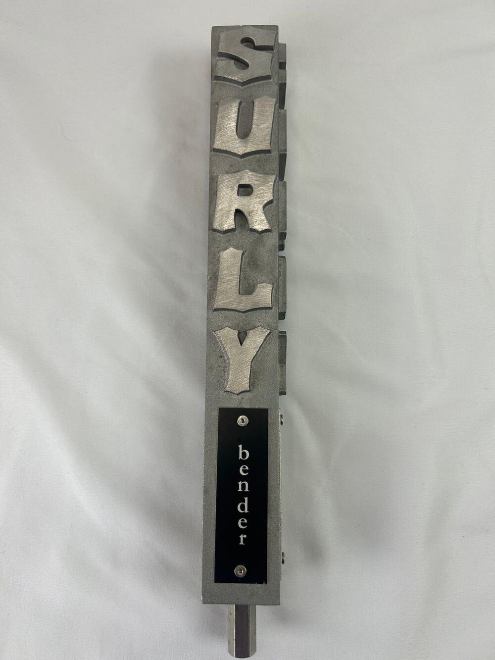 Surly Brewing Bender Beer Tap Handle 11.5in Cast Aluminum Minnesota Rare